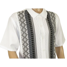 Men Silversilk 2pc Walking Leisure Matching Suit Italian Woven Knits 71003 White image 13