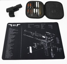 1911 Gun Cleaning Mat Diagram Schematic and Universal Cleaning Kit - £19.51 GBP