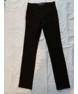 NYDJ  Straight Leg sz 2 Women’s Stretch Pants Black Rayon Blend W28 I 32... - £14.97 GBP