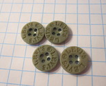 Vintage lot of Sewing Buttons - Levi&#39;s Gray Rounds - $10.00