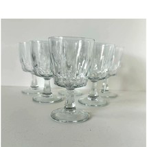 Vintage Wine glasses, pattern Artic by Arcoroc, set of 6 - $24.19