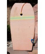 VINTAGE 142 MOREY BOOGIE BODY BOARD 1980s BEACH SURF WITH LEASH NICE RAR... - $78.78