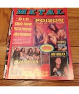 METAL September 1990: Poison, Slaughter, Anthrax, Soundgarden, Jimi Hend... - £9.55 GBP