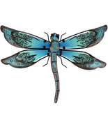 LIFFY Metal Dragonfly Wall Decor - Outdoor Wall Decor Garden Dragonfly D... - £23.61 GBP