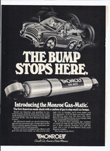 80&#39;s Monroe Gas Matic Shock Print Ad Automobile Car 8.5&quot; x 11&quot; - £14.96 GBP
