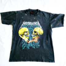 Vintage Metallica TShirt 1991 Sad But True 90s Metal Concert Shirt Black... - $230.41