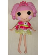 Lalaloopsy 2009 Pink Hair Doll With Crown 33511KIE 12&quot; Long Used - $19.79