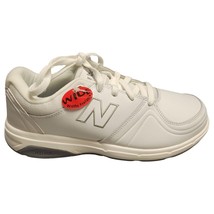 New Balance 813 Walking Sneakers Women Size 9.5 White Light Gray Lace Up... - £49.96 GBP