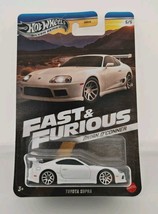 Hot Wheels 2024 Fast &amp; Furious Brian O’Conner TOYOTA SUPRA White Free Pr... - $14.45