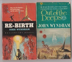 John Wyndham Re-Birth (1st pr.) &amp; Out of the Deeps &#39;50s/&#39;60s - £11.00 GBP