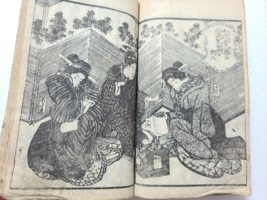 shunshoku tatsumi no sono Edo-Zeit Roman Altes Buch Japan antikes Tamenaga - £66.25 GBP