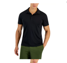 ID Ideology Men&#39;s Interlock Performance Polo Shirt , Black,  Size: 2XL - $16.82