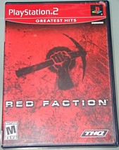 Playstation 2 - RED FACTION (Complete with Manual) - $18.00