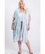 Women&#39;s Zebra Print Short Sleeve Maxi Kimono - $433.10 MXN