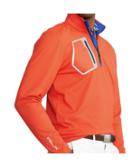 RLX Ralph Lauren Driver Luxury Golf Zip Pullover Tomato/Heritage Royal (... - $2,195.42 MXN