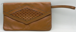 Vintage Brown Leather Purse with card holders &amp; Inner zippered pouch - H... - $4.54