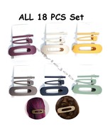 18 PCS Bulk Large Small Matte Flat Lay Alligator Claw Clips Set - $12.21 CAD