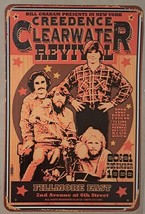 Creedence Clearwater Revival - metal hanging wall sign - £18.19 GBP