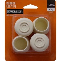 EVERBILT 1-1/8 in. Off-White Rubber Leg Tips (4 per Pack) - £2.32 GBP