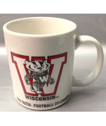 Wisconsin Badgers Football 1993 Big Ten Co Champs Mug Rose Bowl &amp; Season... - £10.00 GBP