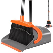Heavy Duty Broom with Comb Dustpan - Perfect for Effective Indoor &amp; Outd... - $67.27