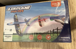 Airplane Toy w 1 Launcher 3 Planes  LED Light Foam Airplane Toys NEW - $36.44