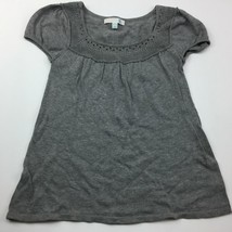 LOT Mossimo Xhilaration Girl&#39;s Shirts Set 3 Gray Purple Plaid Black S 6 ... - $29.99