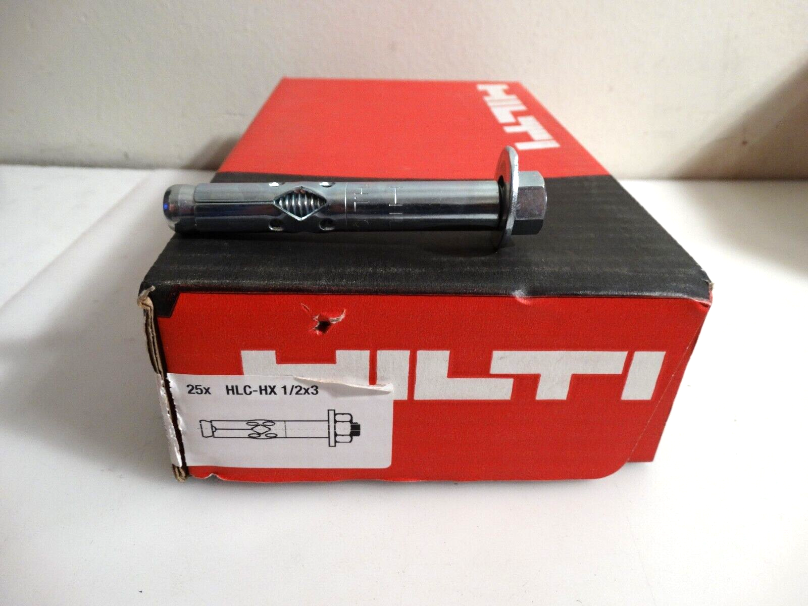 HILTI HLC-HX 1/2 x 3 SLEEVE  ANCHORS, 23 PER BOX,  336256 - $49.50