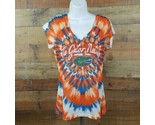Creative Apparel Concepts T-Shirt Women&#39;s Size M Orange Blue TB18 - $8.41