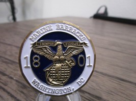 USMC Marine Barracks Washington DC 29th Color Guard Sergeant Challenge Coin  - £27.68 GBP