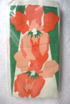 ERWIN KALLA 1985 Party House Paper Napkins Set of 12 NEW 12&quot; x 17&quot; IRIS Floral - £9.71 GBP