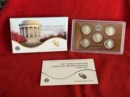 2017 US Mint America The Beautiful Quarters Proof Set - $39.90