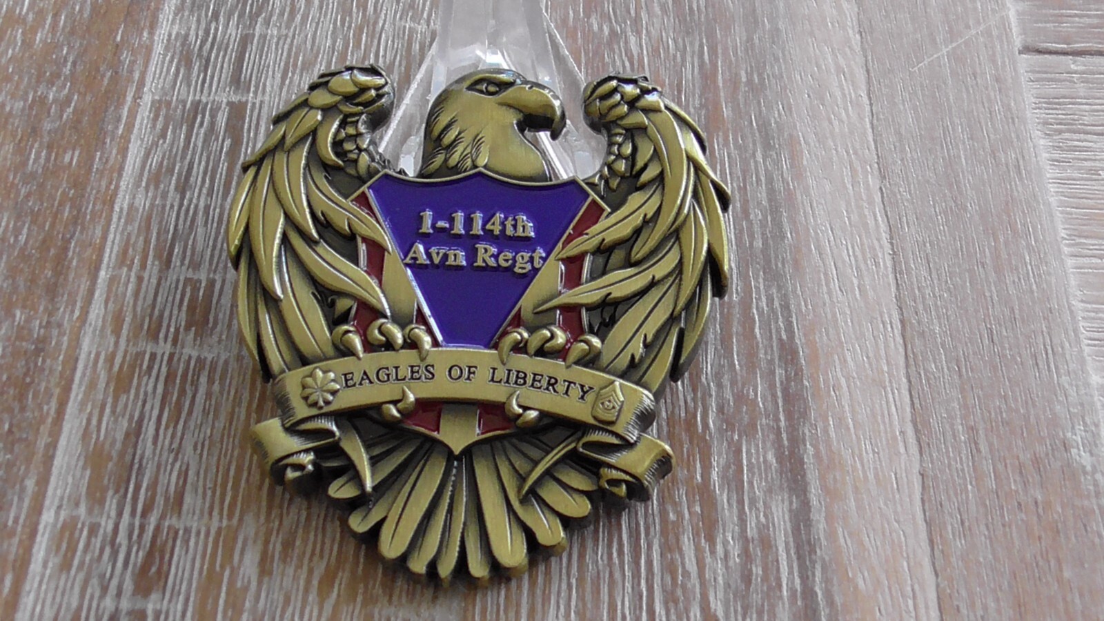 Army Arkansas ARNG 1st BN 114th Aviation Regiment Challenge Coin #928Y - $34.64