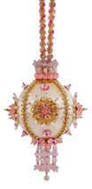 The Cracker Box Christmas Ornament Mandarin Door (Pink Beads) - £36.62 GBP