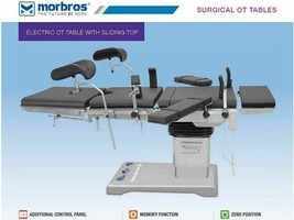 NEW ELECTRIC OT TABLE OPERATION THEATER TABLE WITH SLIDING TOP 1204 - £4,890.63 GBP