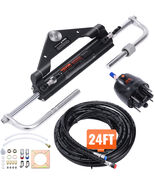 VEVOR Hydraulic Outboard Steering Kit, 150HP, with 24 Ft Hydraulic Steer... - $359.99