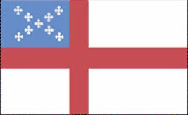 Episcopal - 3'X5' Nylon Flag - Nylon, 3' x 5', Without Fringe, Grommets - $64.80