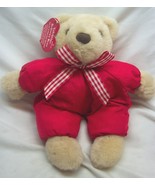 VINTAGE Hallmark VALENTINE DELIVERY TEDDY BEAR 12&quot; Plush Stuffed Animal ... - $25.69 CAD