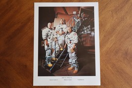 Vintage NASA 11x14 Photo/Print 68-HC-730 Apollo 8 Crew: Lovell Anders Bo... - $12.00