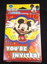 Mickey Mouse Clubhouse Party Invite Thank You Postcard combo pack of 8 NEW - £3.10 GBP