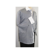 Men Shirt J.Valintin Turkey-Usa 100% Egyption Cotton Axxess Style 1R57-01 black image 4
