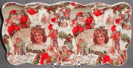 Christmas - Holiday GRACIE BONE CHINA Stechcol Pattern RECTANGULAR TRAY - $23.75