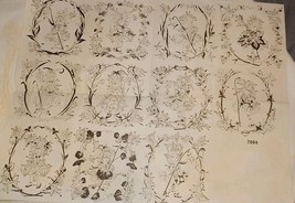 80s Tri-Chem Paint 20 Quilt Blocks FLOWER FAIRY Stamped Embroidery Set K... - $45.00