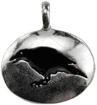 USA Handmade Pewter Raven Totem Amulet Pendant - Unique Symbolic Jewelry... - $778.80 MXN