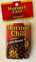 Hormel Chili With Beans Advertising Plastic Christmas Ornament - £11.09 GBP