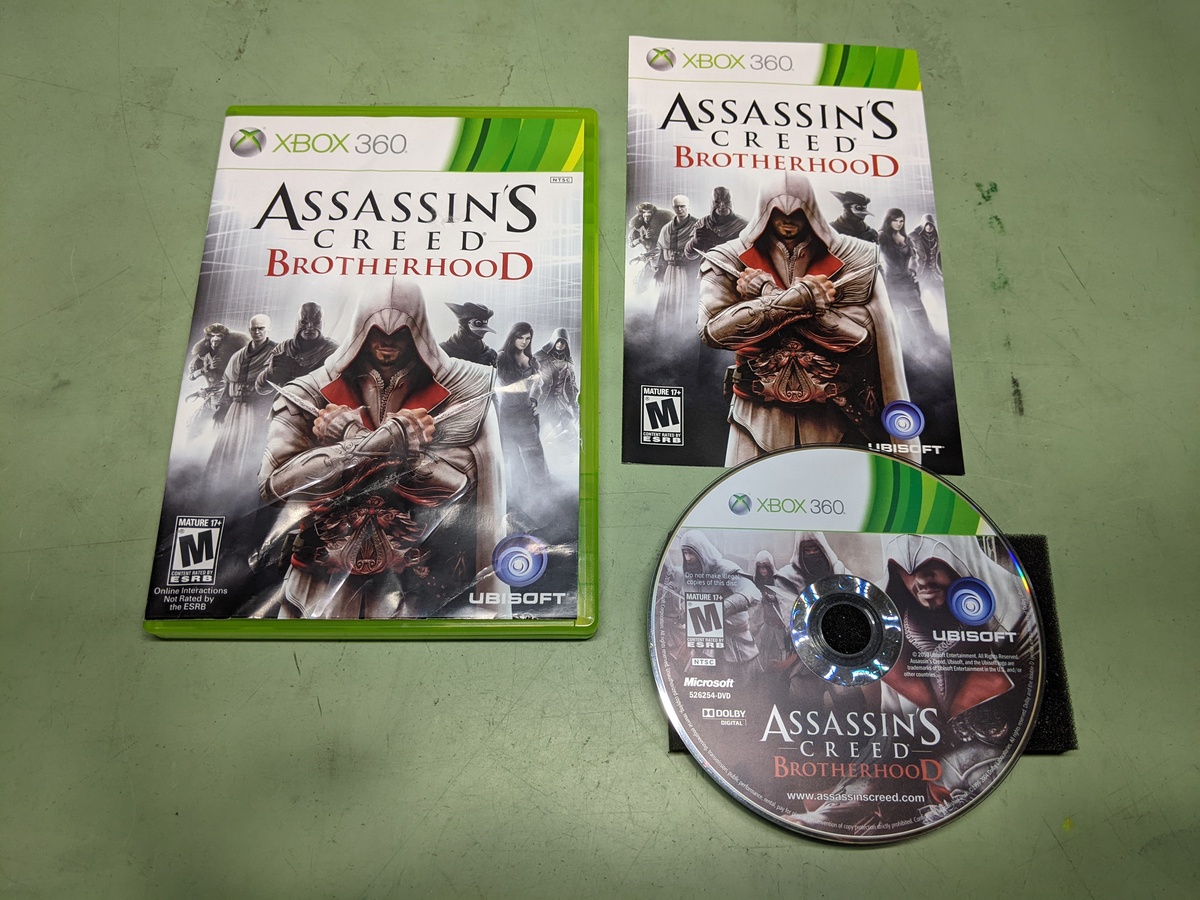 Assassin&#39;s Creed: Brotherhood Microsoft XBox360 Complete in Box - $8.63 CAD
