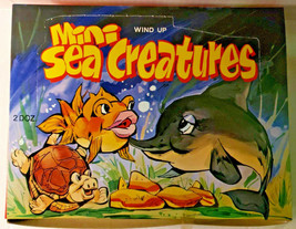 Vintage Wind Up Mini Sea Creatures Fish &amp; Turtles New Old Stock in Box - $48.99
