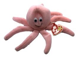 TY Beanie Babies Inky The Octopus 6.5 inch DOB 11/29/1994 - $9.95