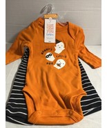 NWT Carter&#39;s Just One You Mommy&#39;s little Boo Halloween  2 Piece Size 3 M... - £6.26 GBP