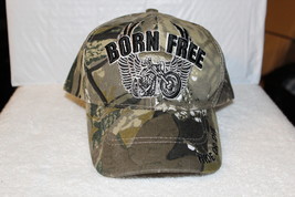 Motorcycle Wings Born Free Biker Ride Or Die Baseball Cap ( Camouflage ) - $11.29